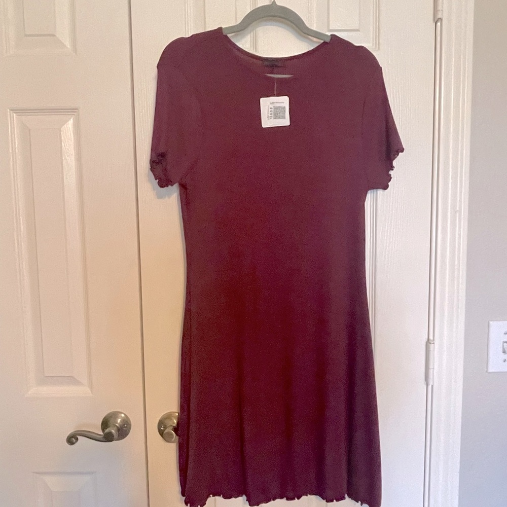 NWT Women's Burgundy Dress, Size L